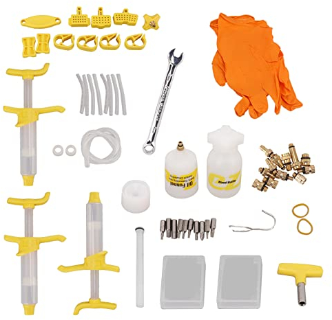 Alomejor Fahrrad Bremse Entlüftung Kit Universal Fahrrad Entlüftung Hydraulische Scheiben Bremse Entlüftung Kit Werkzeug für Fahrrad Bremse Reparatur Werkzeuge