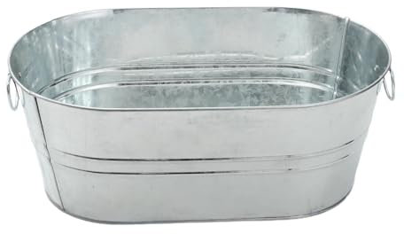 Sharplace Seau à Glace galvanisé pour fêtes, Rustique, seaux à Boissons en métal, seaux à bière pour rafraîchir Les Boissons, Cocktails, hôtel