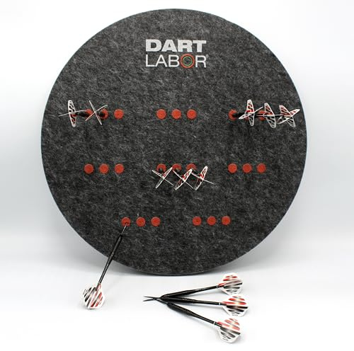 Dart Labor Vlies Darthalterung anthrazit ø 45 cm