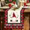 Runner Natalizio da Tavolo, Runner Tavola Natale Tovaglia Natale in Lino 33x180 cm Decorazioni Natalizie per la Casa Tavola, Moderno Runner da Tavolo Natale Centrotavola Natalizio