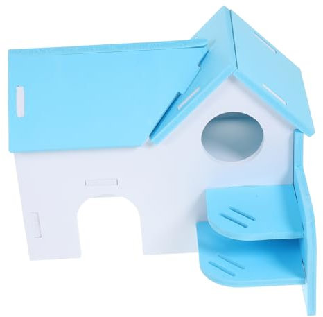 COLLBATH Meerschweinchenhaus Versteck Doppelwandig PVC für Kleintiergehege