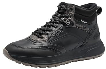 Tamaris Femme Damen Sneaker High 1-25259-45 Basket, Noir uni, 40 EU