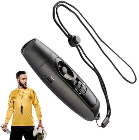 Whistle Électronique - Gadget Sportif Manuel Rechargeable USB, Outil De Sécurité Multi-ton Réglable | Traineur De L'arbitre Fort, Dispositif D'alerte D'urgence En Plein Air, Signal De Classe D'enseign