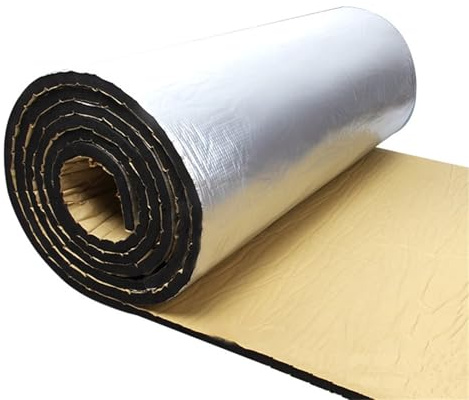 5/10MM Auto Van Schallschutz Trittschalldämmung Isolierung Auto Haube Isolierung Stille Tür Wand Sound Deadener Wärmedämmung Matte Schallschutzmatte(400x250x10mm)