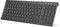 iClever BK10 Bluetooth Tastatur, kabellose wiederaufladbare Tastatur mit 3 Bluetooth Kanälen, Stabile Verbindung, Ultraslim Ergonomisches Design, Funk Tastatur für iOS, Android, Windows, Schwarz