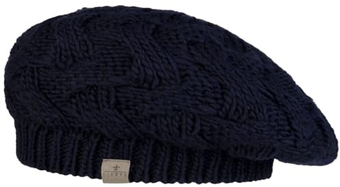 LIERYS Jesila Baskenmütze Strickbaske Made in Germany Damen Herbst Winter