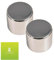 LumenEco Universal Dimmer Light Switch, Rotary Knob D-Spindle, Replacement D-Spindle, 6mm Dimmer Knobs, Durable, Easy Installation, Premium Quality - Pack of 2 (Brushed Chrome)