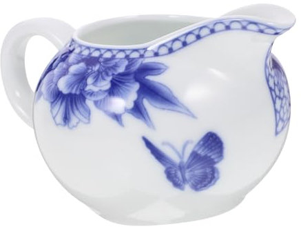 SOLUSTRE Jarra De Leche De Estilo Chino para Café y Té para Salsas y Diseño Elegante con Asa para Servicio Casa y Buffet