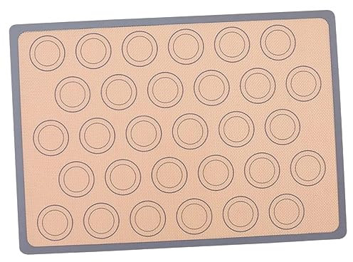 Cabilock Alfombrilla de Silicona para Hornear Macarrones Resistente a La Decoloración por Calor Apta para Lavavajillas Y para Horno