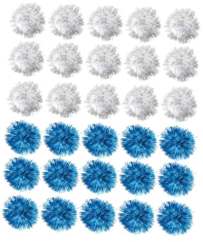 Supvox 60 Stück Teiliges Interaktives Katzenspielzeug Glitzerbälle mit Knistereffekt Langlebige Lametta Pompons in Bunten Farben Stressreduzierendes für Katzen und Kätzchen