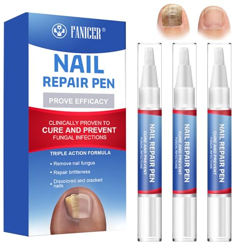 3 Pièces Nail Care Pen,Stylo Liquide Nourrissant Ongles,pour Hydrater et Renforcer les Ongles Gardez les ongles des Mains et des Pieds Propres,Restaure L'aspect Naturel de L'ongle