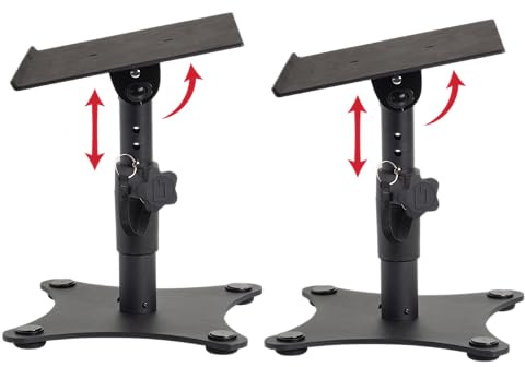 Gator Frameworks GFWSPKSTMNDSK Desktop Studio Monitor Stand