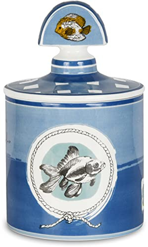 Baci Milano Collezione COASTAL Barattolo midi Porcellana - Ø 10, H 17 cm