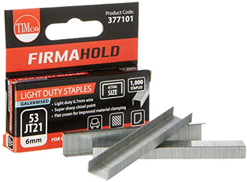 Timco Firma Hold JT21 Heftklammern, leicht, 6 mm