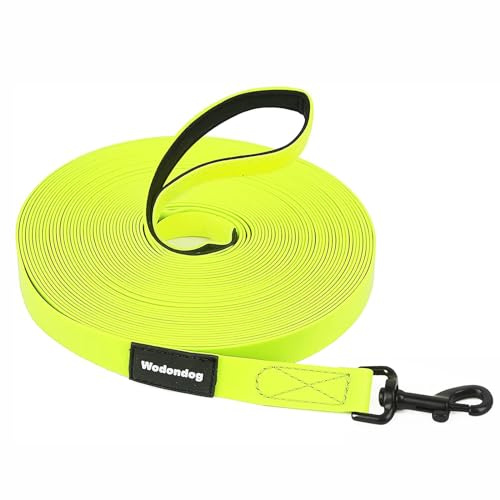 Schleppleine 5M für Hunde 3M/5M/10M/15M Wasserdicht Hundeleine Mit Softgrip-Griff und Aufbewahrungstasche Lange Schleppleine Robust Leine für mittelgroße,große Hunde