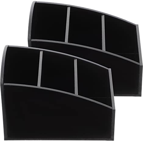 BESTonZON 2pezzi Organizer Per Bustine Di Tè e Caffè Acrilico Per Cucina e Ufficio Contenitore Pratico Per Bar e Decorazione Da Tavolo Design Elegante e Versatile Per Tè Caramelle e