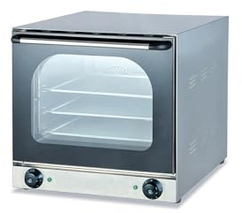 Ristoattrezzature Forno elettrico 3 teglie 31,5x26,7 cm convezione con comandi manuali 1.7 kW
