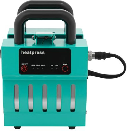 YISSALE Mini pressa per tazze, 350 W, pressa a sublimazione, per tumbler da 11-30 oz (blu)