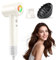 Haokoo Seche Cheveux Ionique avec Diffuseur - SéChage Rapide, 500 Millions D'Ions, Contrôle intelligent de la température, 8 RéGlages De TempéRature Avec LED, Maison Voyage Salon
