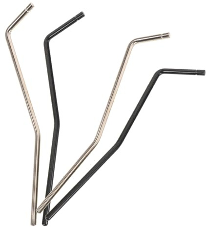 FRCOLOR 4 Stück-pack Tremolohebel 6mm Gewinde Metall für E-gitarren Vibratoarm Ersatzteil mit Stabilem Halt Nuancierte Tonhöhenänderung für Bühne und Studio