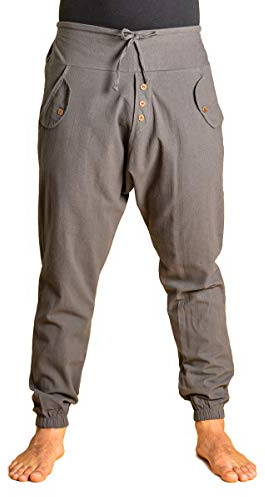 PANASIAM Yogipants 01, Cotton, Grey, L