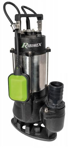 Pompe de Relevage Vortex 750W - PRPVC752V RIBIMEX Noir Industrie Eaux Vannes