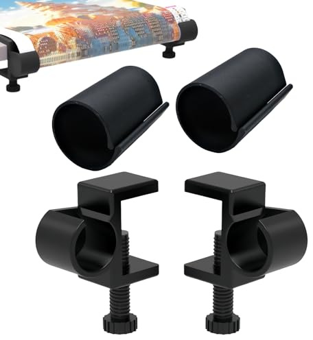 Generisch Diamant Painting Leinwand Halter, Diamond-Painting Leinwand Rolle, Tischklemme Set, Verstellbar Diamond Art Painting Zubehör, Organisieren Sie Ihren Schreibtisch, Schwarz
