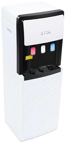 Distributore d'acqua da pavimento 500W, erogatore d'acqua calda elettrico con 3 uscite dell'acqua e carico dal basso, distributore d'acqua per casa, ufficio, camera da letto, soggiorno