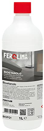 Bioetanolo Combustibile Inodore Vegetale per Biocamini FERQLIMA (1, 1 Litro)