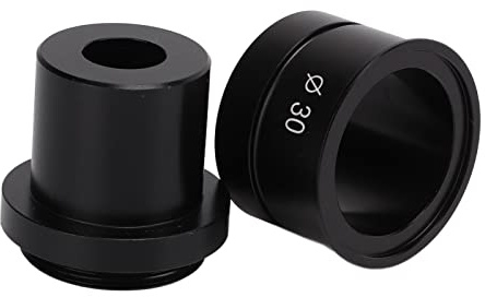 Adaptador ocular de 30 mm, microscopio de 23,2 mm, adaptador de 30 mm, ligero, duradero, negro para puerto CCS de cámara