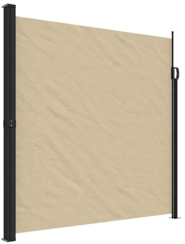 vidaXL Toldo Lateral retráctil Beige 200x500 cm