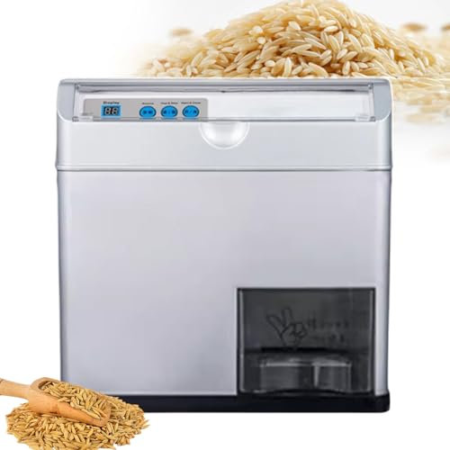 pealiritansemen Household Rice Milling Machine, Paddy Rice Husking Machine, Rice Peeling Dehuller, High Speed Electric Rice Milling Machine, Rice Sheller For Home/Professional Use