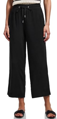 Street One Style QR Emee SOLID HW Wide Leg Black 40