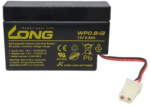 KUNG LONG Blei-Akkumulator WP0.8-12, 12 V-/0,8 Ah