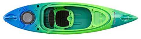 Perception Flash 9.5 | Sit Inside Kayak for Fishing and Fun | Two Rod Holders | Multi-Function Dash | 9' 6 | Earth (9331900190)
