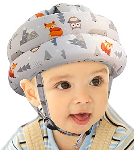 Kopfschutz Baby für 6 bis 24 Monate I Anti-Kollision Baby Helm zum Krabbeln und Laufen