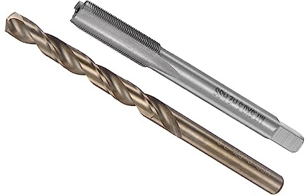 CoCud Gewindebohrer und Bohrspitze Set M7.5 x 0.5 7mm Bohrer Metrisch | 1 Set, Gewindebohrer und Drehen Bohrspitze Gerät Kit, Maschine Schraube, Gewindebohrer