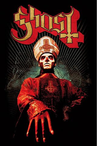 Ghost - Papa Emeritus - Musik Poster Druck Grösse 61x91,5 cm + 2 St Posterleisten Alu 63 cm