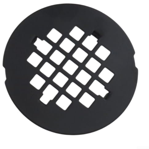 Besshepplo Protector de drenaje, cubierta de drenaje de rejilla Gulley, tapa de rejilla, tapas de drenaje de ducha, filtro de trampa, protector de colador de fregadero, cubierta de drenaje de acero