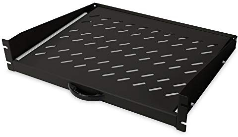 DIGITUS Estante extraíble – 19 Pulgadas 2U – 352 mm de Profundidad – Negro
