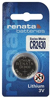 Renata CR2430 3V Lithium knopfzelle - 10 Stück