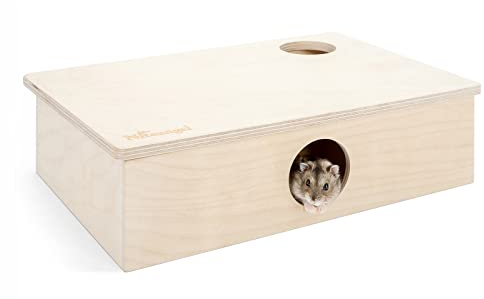 Niteangel Mehrkammer Hamsterhaus Labyrinth - Mehrzimmer-Verstecke und Tunnel-Erkundungsspielzeug für Hamster, Gerbils, Mäuse und Lemminge (6-Zimmer Klein)