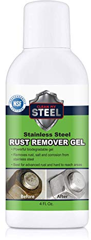 CLEAN MY STEEL Stainless Steel Rust Remover Gel (4 Fl oz)