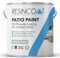 Resincoat Outdoor Patio Paint, UV and Weather Resistant Paint, Easy to Apply Matte Finish Concrete Paint for Slabs & Flags, Buy Direct from the UK Manufacturer, Goose Grey Paint, 5KG