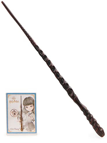 Wizarding World Varita mágica de plástico Cho Chang de Harry Potter, con Tarjeta de Hechizo, 30,5 cm, Juguete para niños a Partir de 6 años