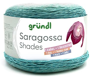 gründl Strickwolle Saragossa Shades 250g 1000m Baumwolle Acryl Mix