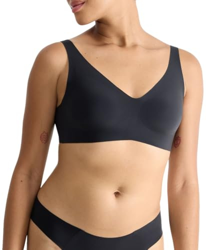 Sloggi Women Zero Feel 2.0 Soft Bra 0 Black XL Plus