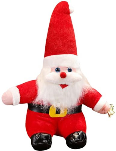 MOPQMKT Mignon Père Noël en Peluche Père Noël en Peluche Jouet De Noël en Peluche Jouet en Peluche Neige Poupée Père Noël Jouets, Enfant Noël Cadeau 20 cm