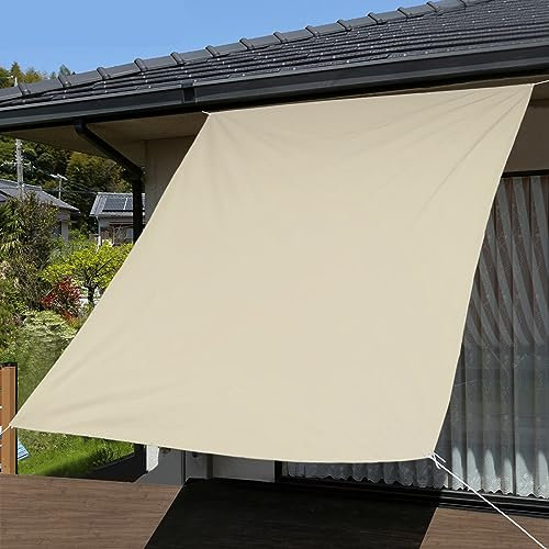 Balkon Sichtschutz Sichtschutz Windschutz Stoff 70x700cm Beige