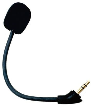 MICMXMO Ersatz-Boom-Mikrofon für Kingston HyperX Cloud Mix Gaming-Kopfhörer, Geräuschunterdrückung, verstellbares Mikrofon für PS4, PS5, PC, Gaming-Headset, 3,5-mm-Klinkenstecker